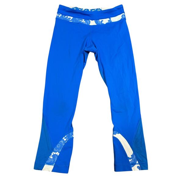Lululemon Blue Groove Pants II Lace Waistband – Size 4 - Picture 1 of 4